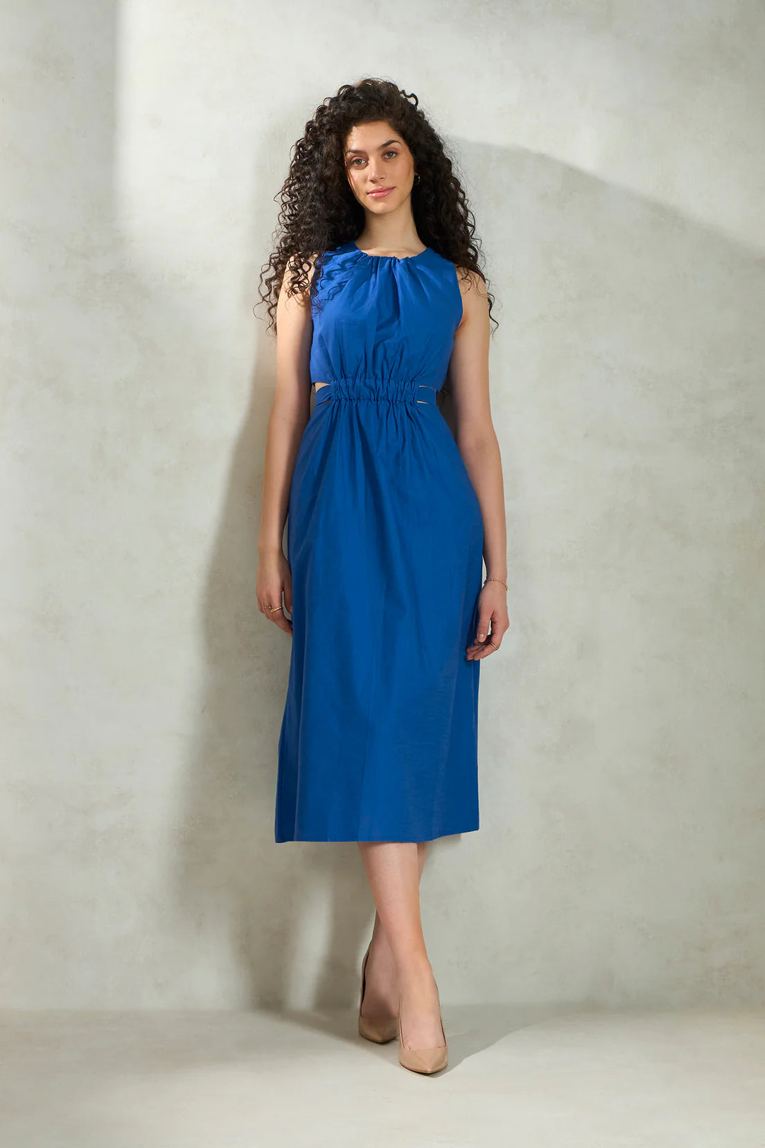 Cotton A-line Dress